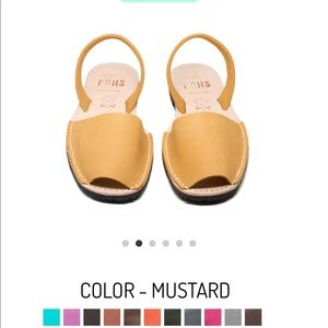 Avarca Pons - mustard